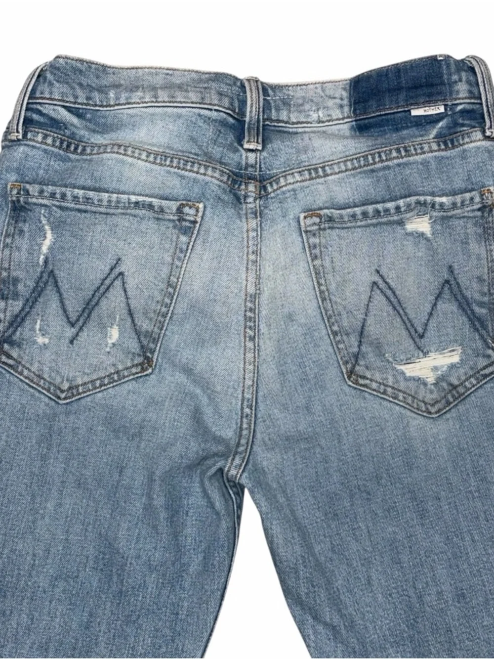 Mother Superior The Tomcat Distressed Ankle Jean in Confession Wash size 28